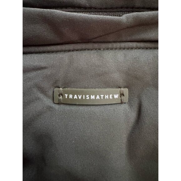 Travis Mathew Mont Blanc Puffer Jacket Quilted Hooded Grape Leaf Green S MINT - Picture 11 of 15